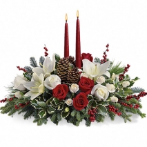 send christmas table flower bouquet delivery to philippines